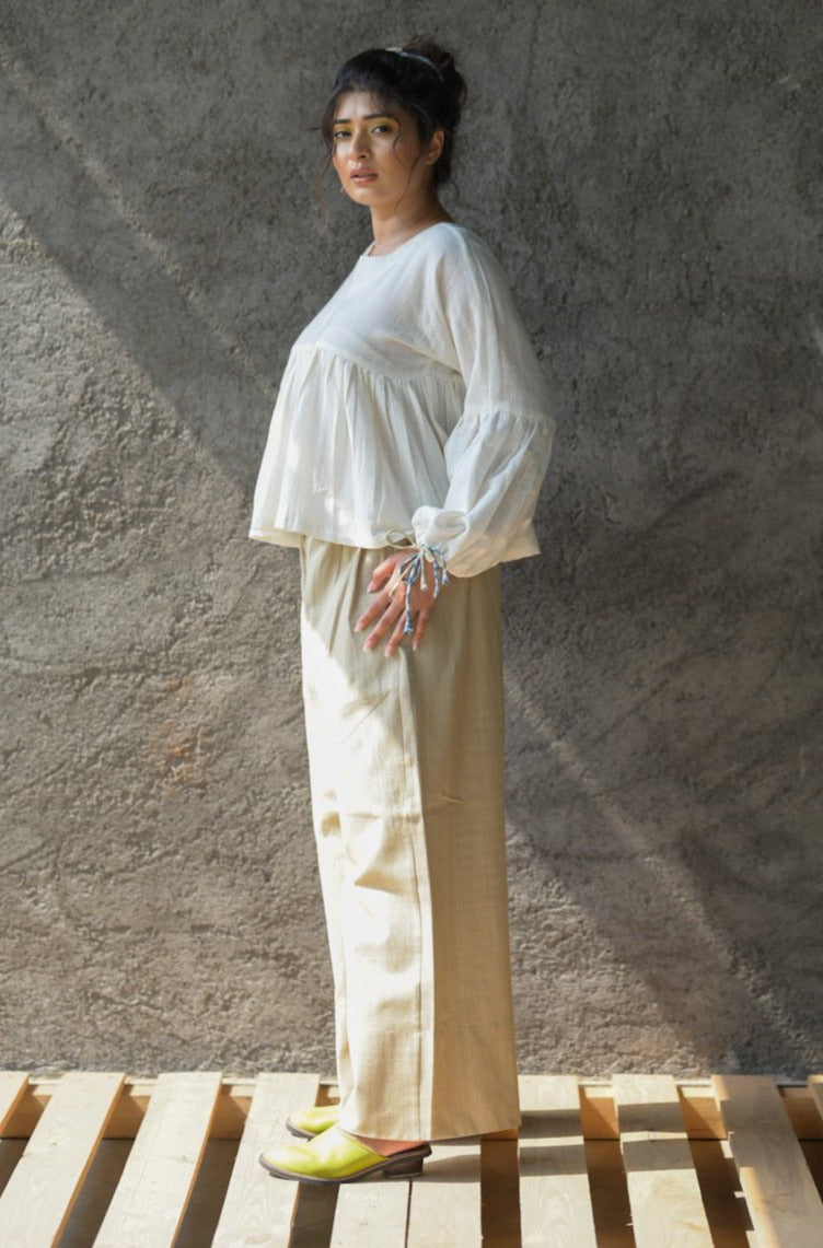 elselect Women's High Waisted Cotton Linen Pants India | Ubuy